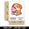 Water Bottle Sticker Set Cute Puppy Dog Licking Ice Cream Cone Cute Waterproof Vinyl Stickers Pack Decal, Skateboard, Laptop, Car, Window, Bumper - 5 Pack